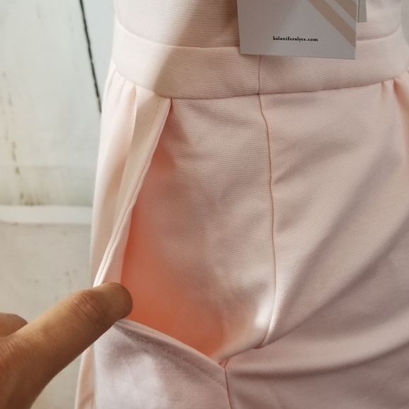 KALANI HILLIKER for Alyce Blush Pink Romper Dress - Picture 5 of 8